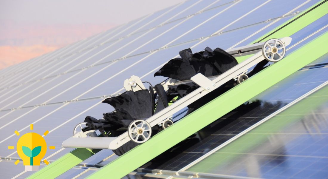 Solar Panel Cleaner Robot
